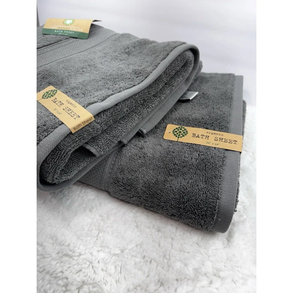 Eco Existence The Organic Towel Eco- melange 2 Pc Bath Sheets 34